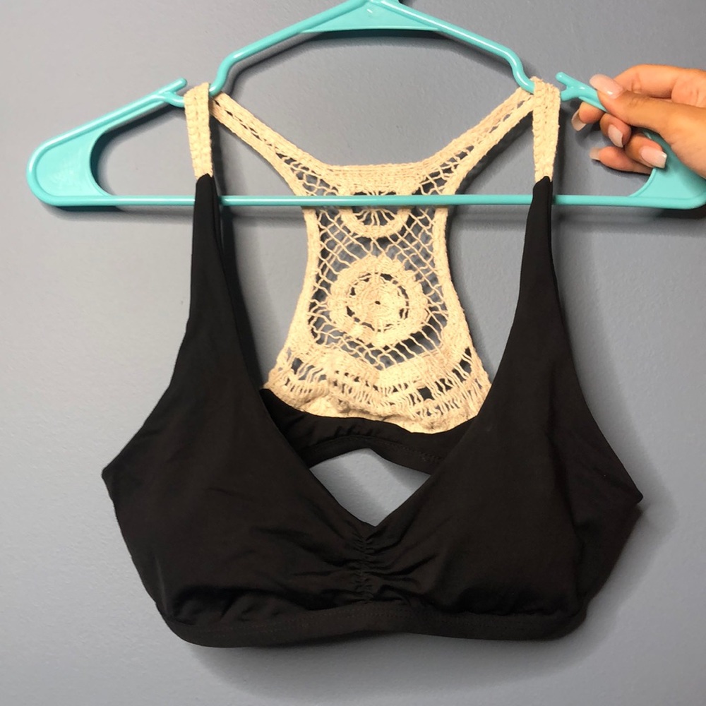 LSpace crochet bikini top